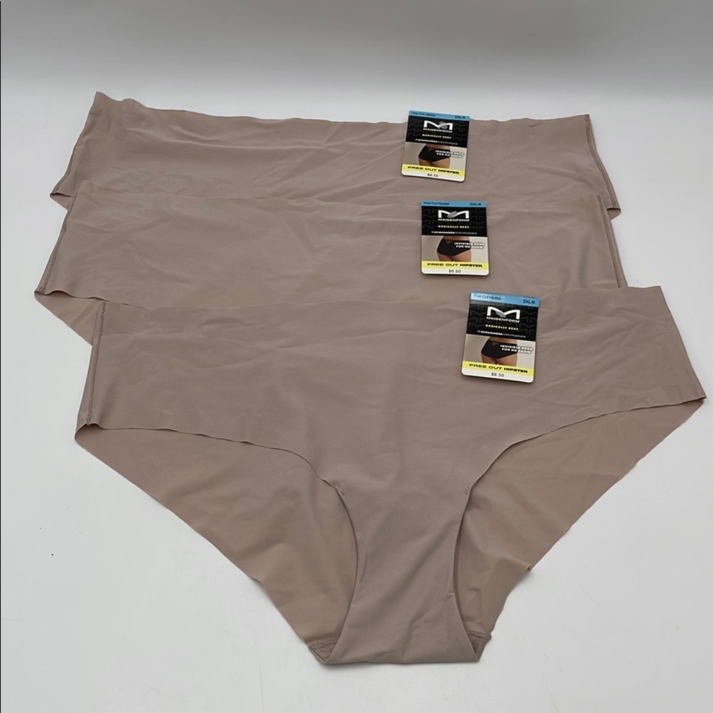 Maidenform Seamless Tan Underwear Set of 3